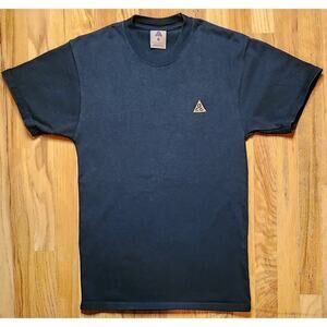 Nike ACG Men's Short Sleeve T Shirt Rare Black Gold Size XS